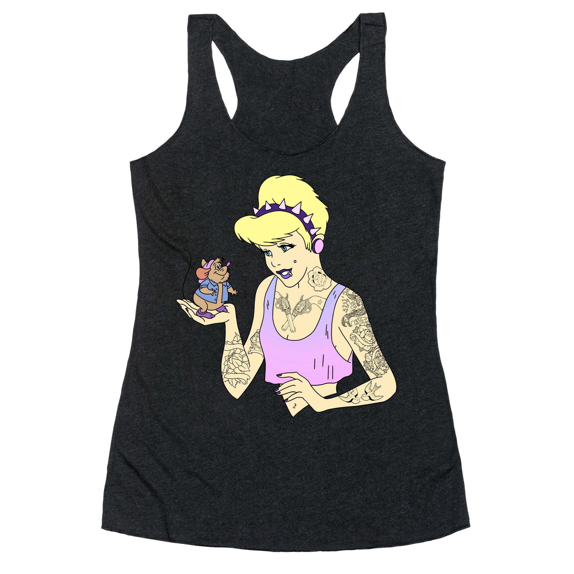Pastel Goth Cinderella Racerback Tank